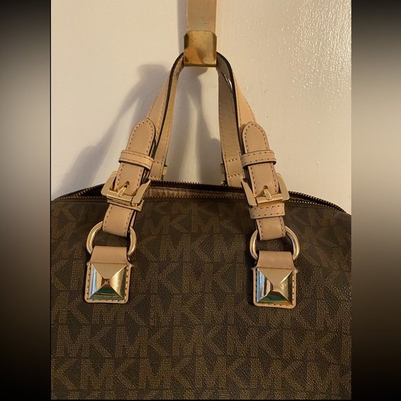 Michael Kors Monogram Satchel Women Handbag - Picture 6 of 14